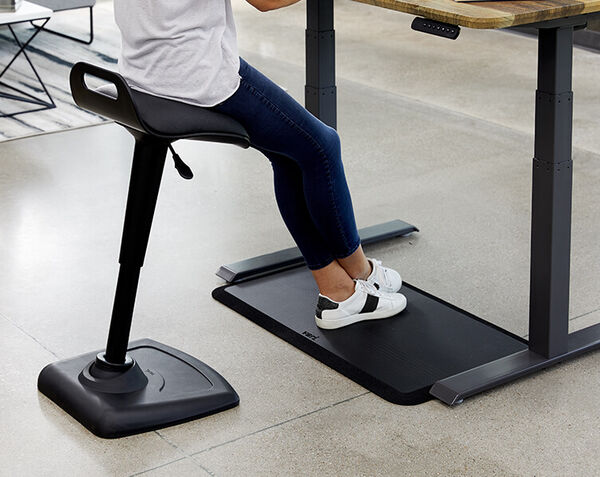 mat seen supporting professional while they use the Active Seat