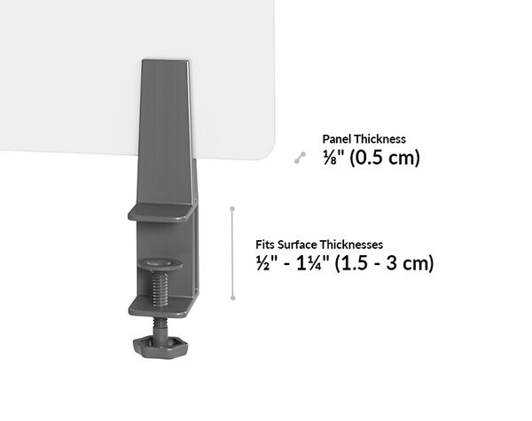 privacy panel is0.5 centimeters thick