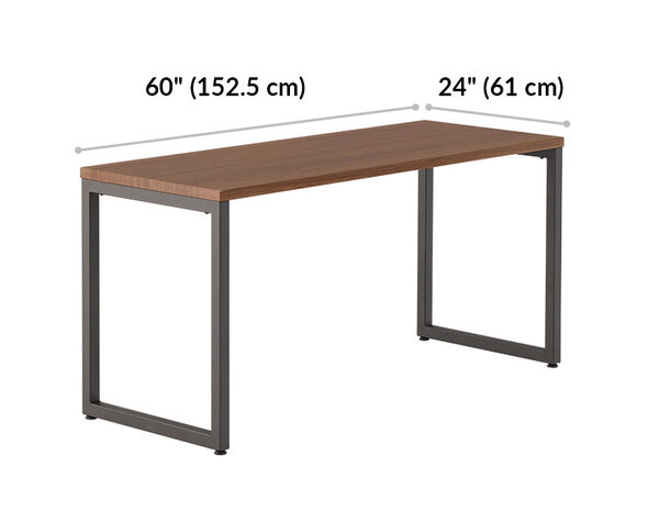 vari table 60 by 24 width 60 inches