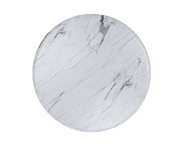 overhead view of large nesting table top
