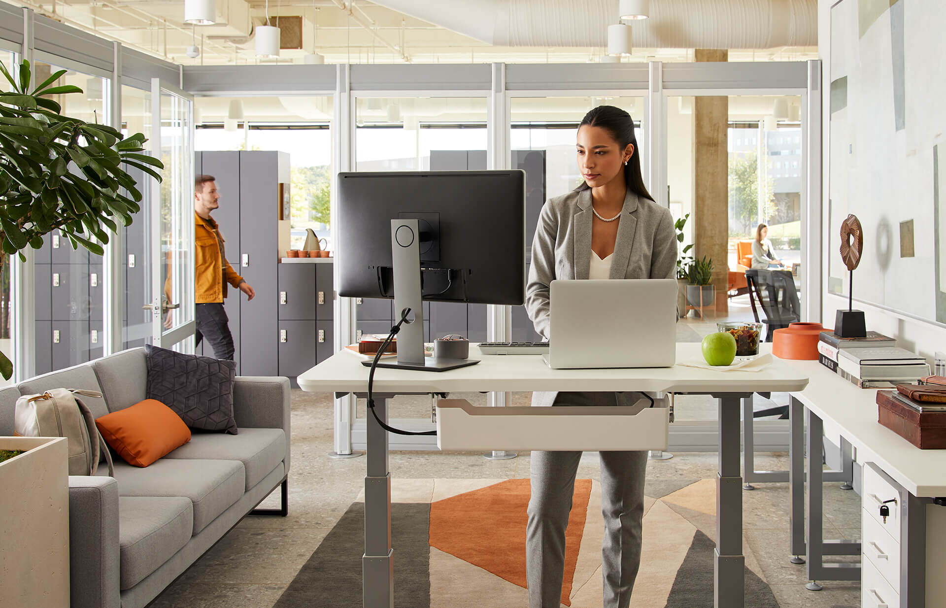 professional working in office of vari products