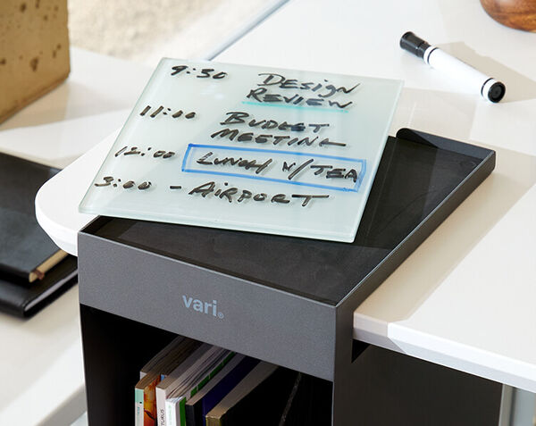 vari hanging desk cubby with marker board removed