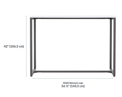 Standing Work Table height setting is 42 inches high.