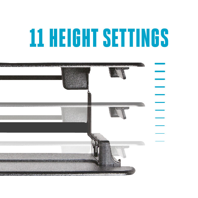 Converter is raised and the mechanics of the lift to different height positions are being shown