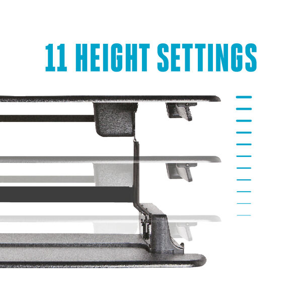 Converter is raised and the mechanics of the lift to different height positions are being shown