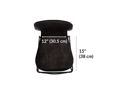 wood conference chair seat is 15 inches deep