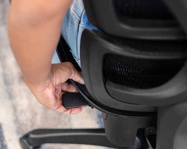 Vari comfortflex office chair head rest has multiple adjustments to provide personal support for your head and neck