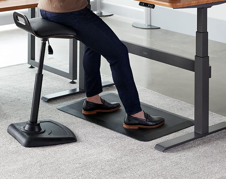 mat seen supporting professional while they use the Active Seat