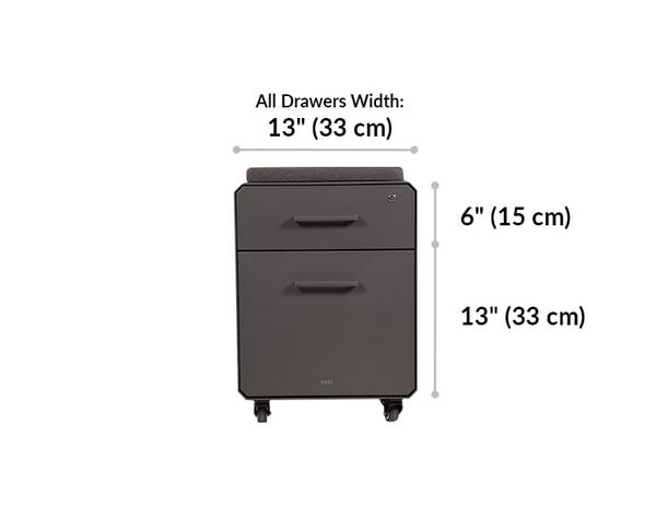 all drawers are 13 inches wide