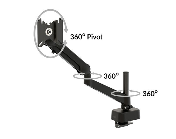 clamps on to surfaces up to 1 and 3 eighth iches in depth.