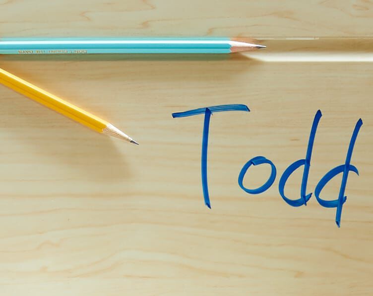 erasable marker seen on desktop
