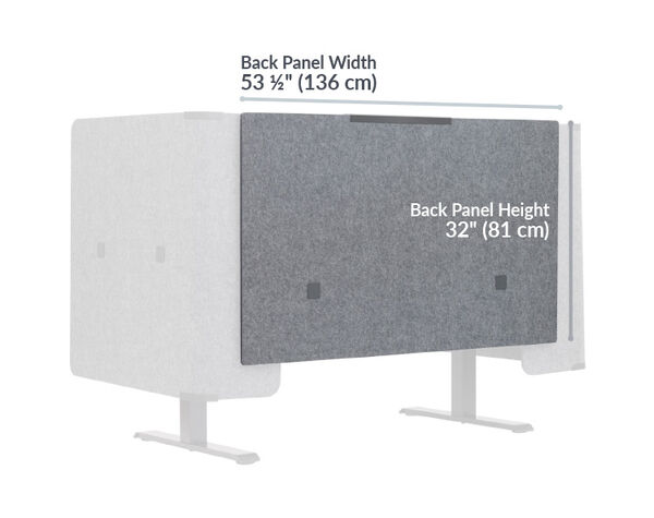 VariFocus™ Canopy width is 61 and a quarter inches wide