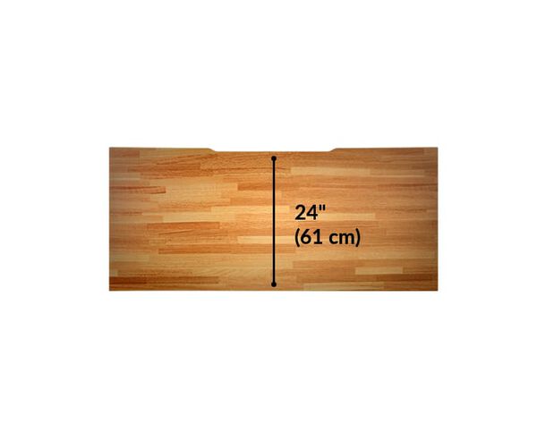 vari table 48 by 24 desk length 24 inches