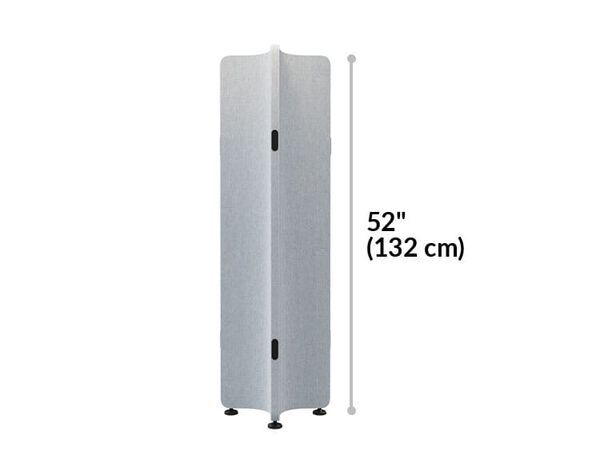 quickflex cube X connection is 52" tall