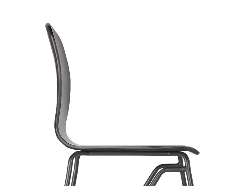 chair from side on white background