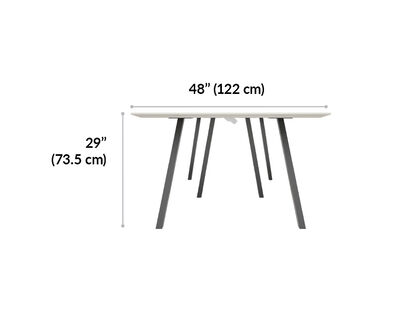 vari conference table is 29 inches tall