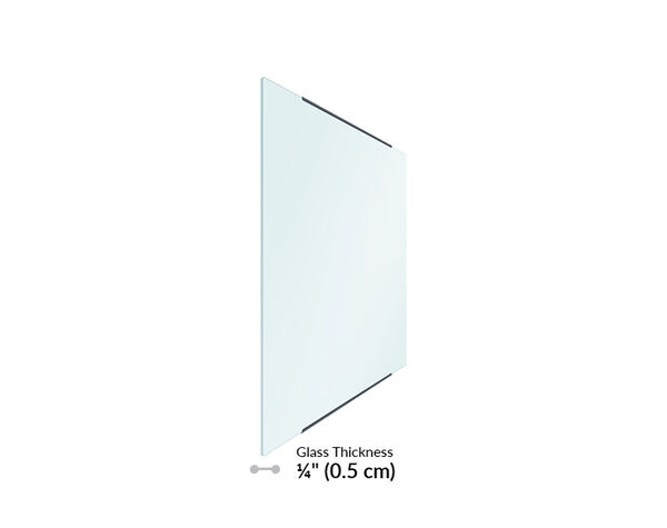 glass board glass thickness is 1 quarter inch thick