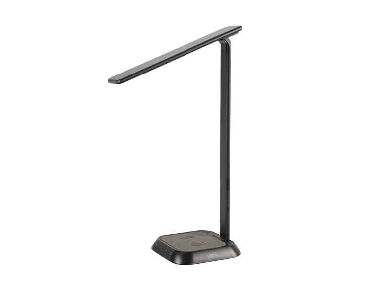 vari led task lamp and wireless charger