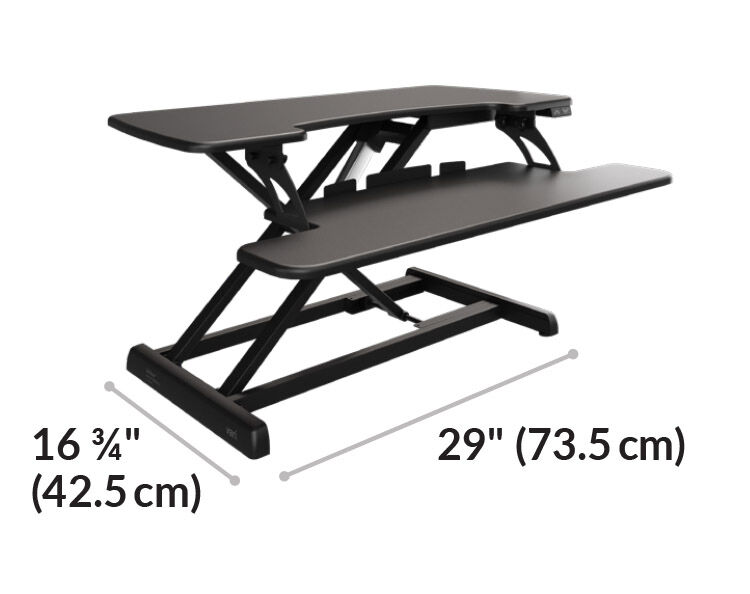 VariDesk® Pro Plus™ 36 Electric | Electric Sit-Stand Converters