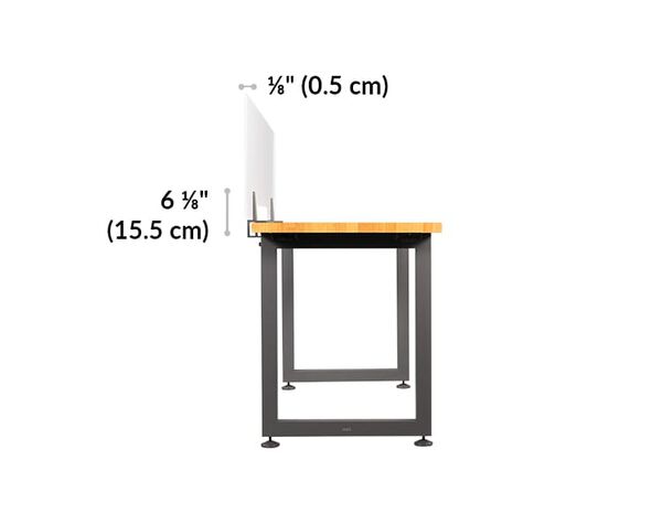 privacy panel is 0.13 inches thick