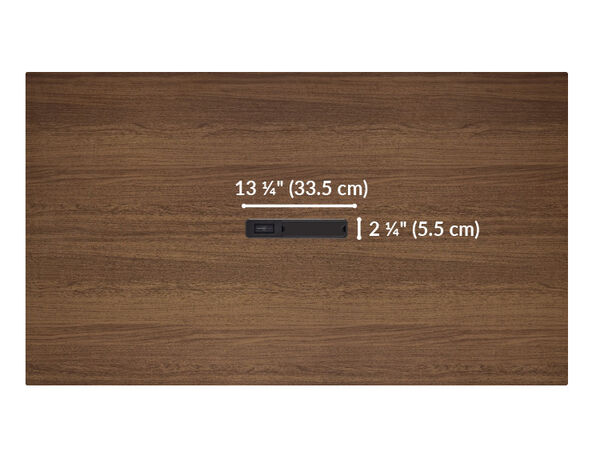 the center grommet has a cover plate installed and has an option power hub addition