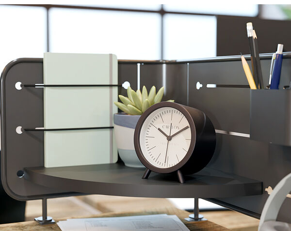 corner accessory panel close up with accessories