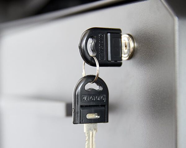 key seen in lock