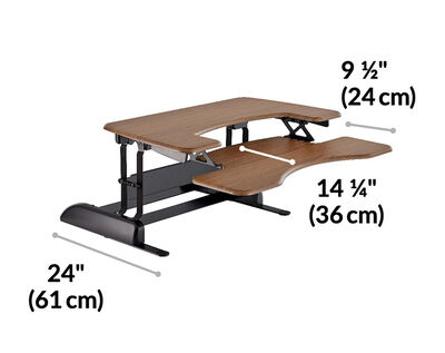 pro plus thirty six converter base is twenty four inches deep