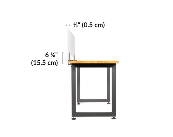privacy panel is 0.13 inches thick