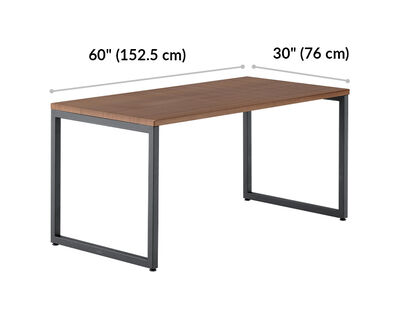 white vari table 60 by 30 width 60 inches