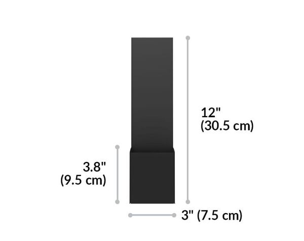 12" quickflex cube pen holder 