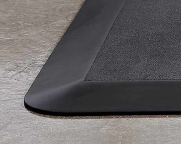closeup of beveled edge on mat