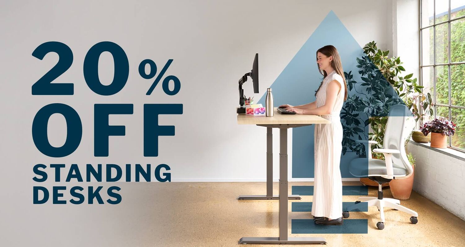 twenty percent off standing desk sale
