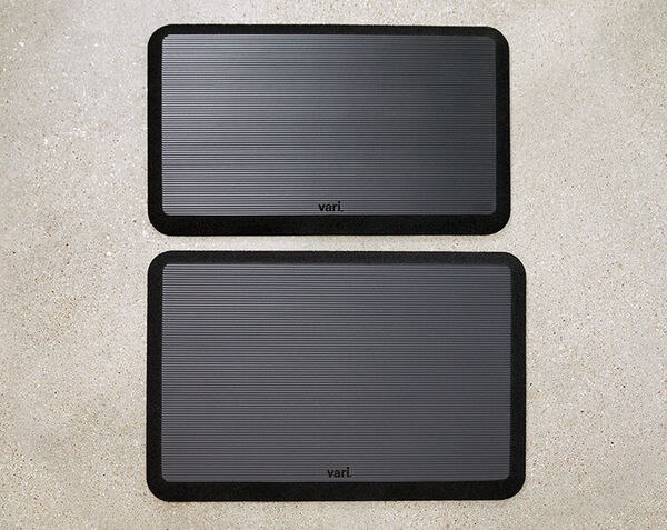 Standing mat 34 by 20 next to standing mat 34 by 24
