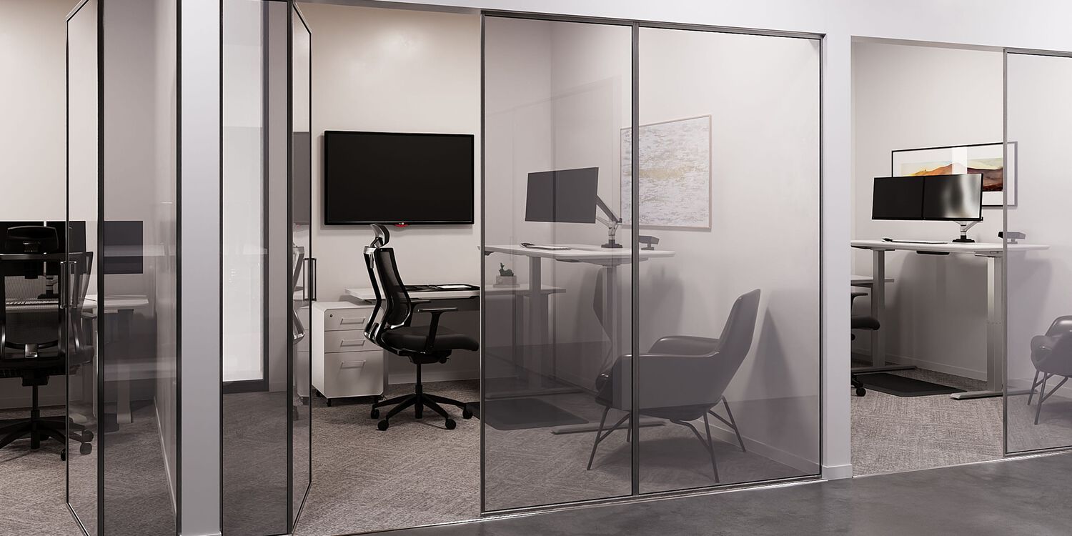 individual office with office setup