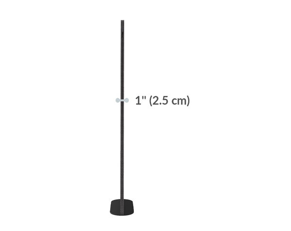 privacy screen is 1 inch thick