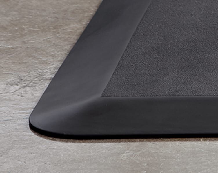 closeup of beveled edge on mat