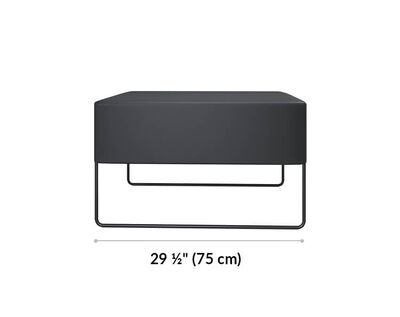 sectional ottoman is 29 and a half inches wide