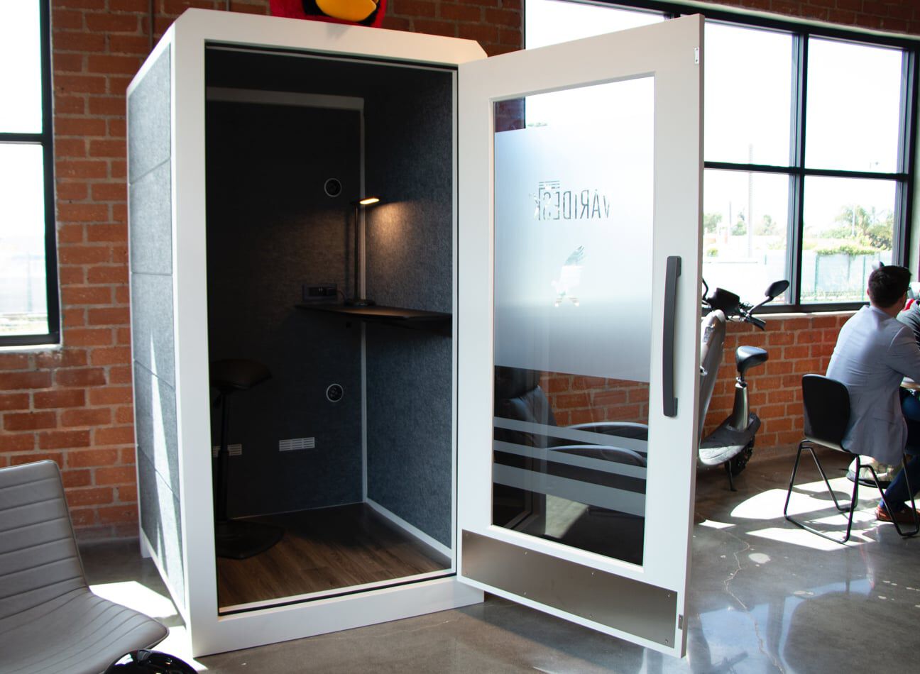 vari privacy booth at hawke media  image