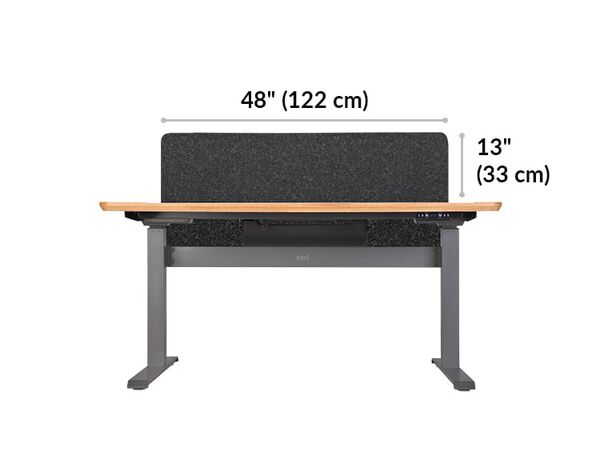 felt privacy and modesty panel is 48 inches wide