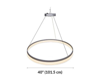 halo pendant 40 inch has a 40 inch diameter