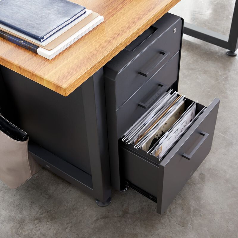 Mobile File Cabinet for Sit-Stand Desks