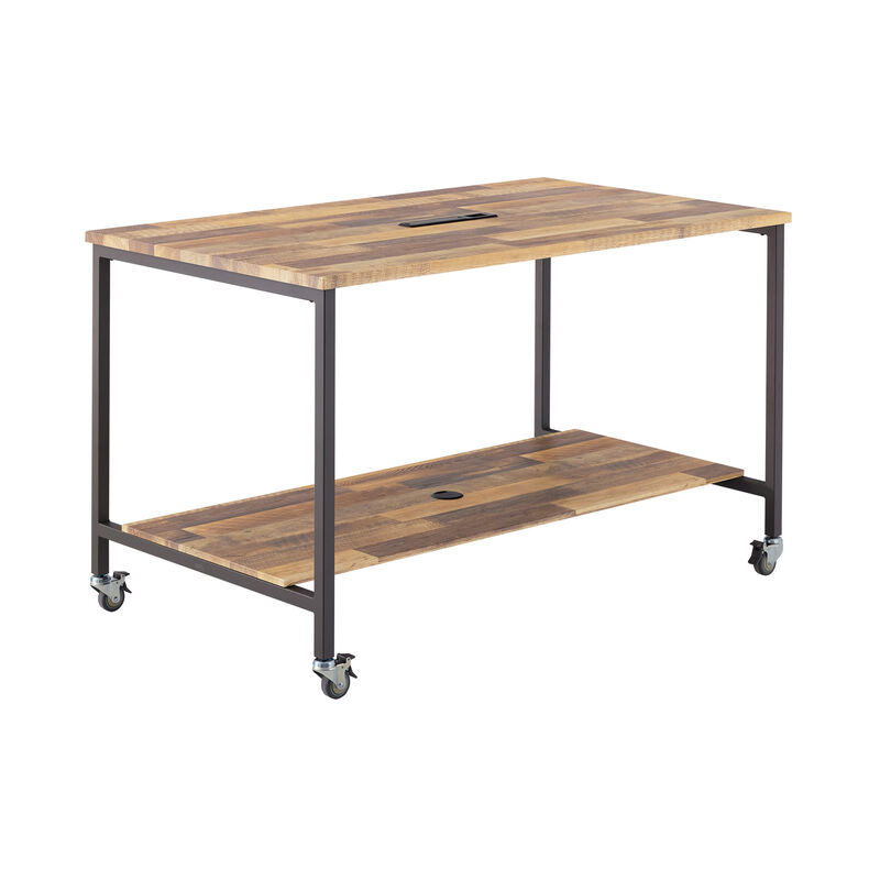 Standing Conference Table in reclaimed wood finish image number null
