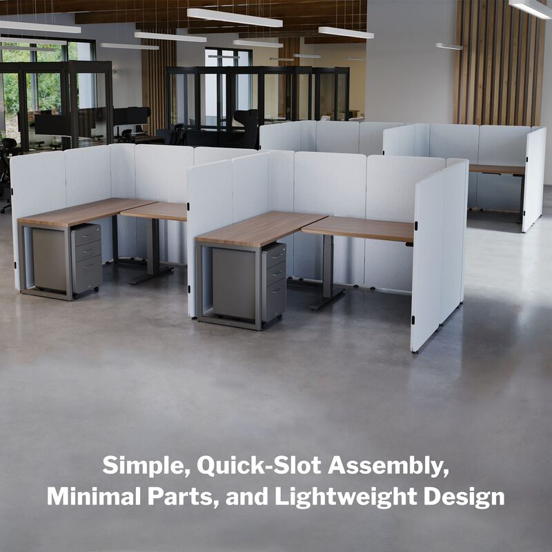 quickflex cubes are simple, quick slot assembly, minimal parts and lightweight design image number null