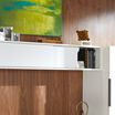 close up shot of overhead cabinet 