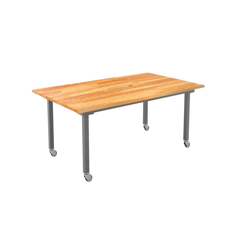 Vari conference table in butcher block image number null