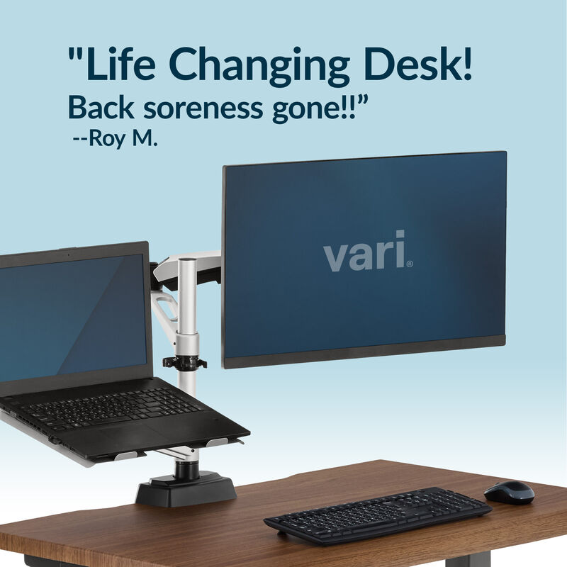 review from roy M. "Life Changing Desk! Back soreness gone!!" image number null