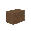 Executive lateral file cabinet shown on white background