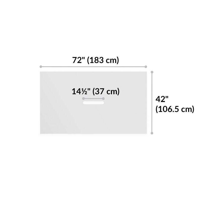 Vari conference table is 72 inches wide and 42 inches long image number null