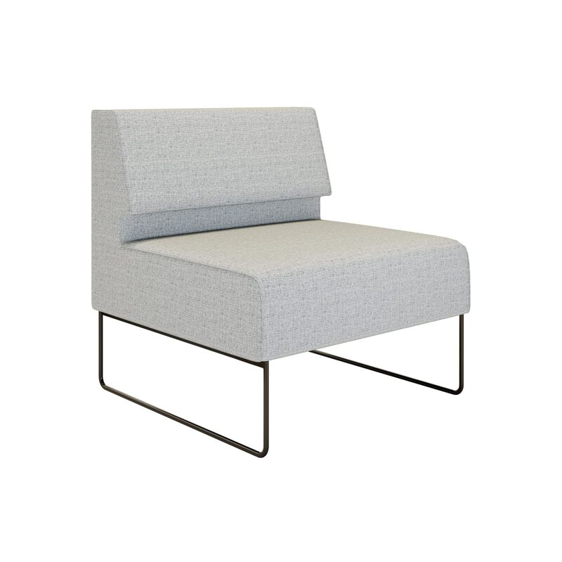 armless seat on white background image number null